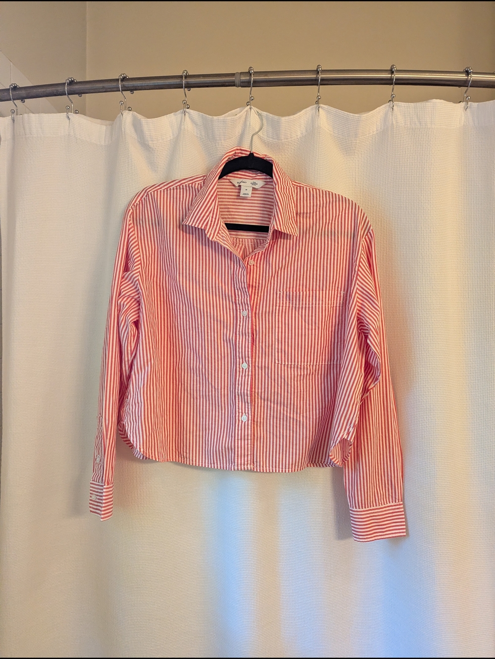 Old Navy Striped Cropped Shirt